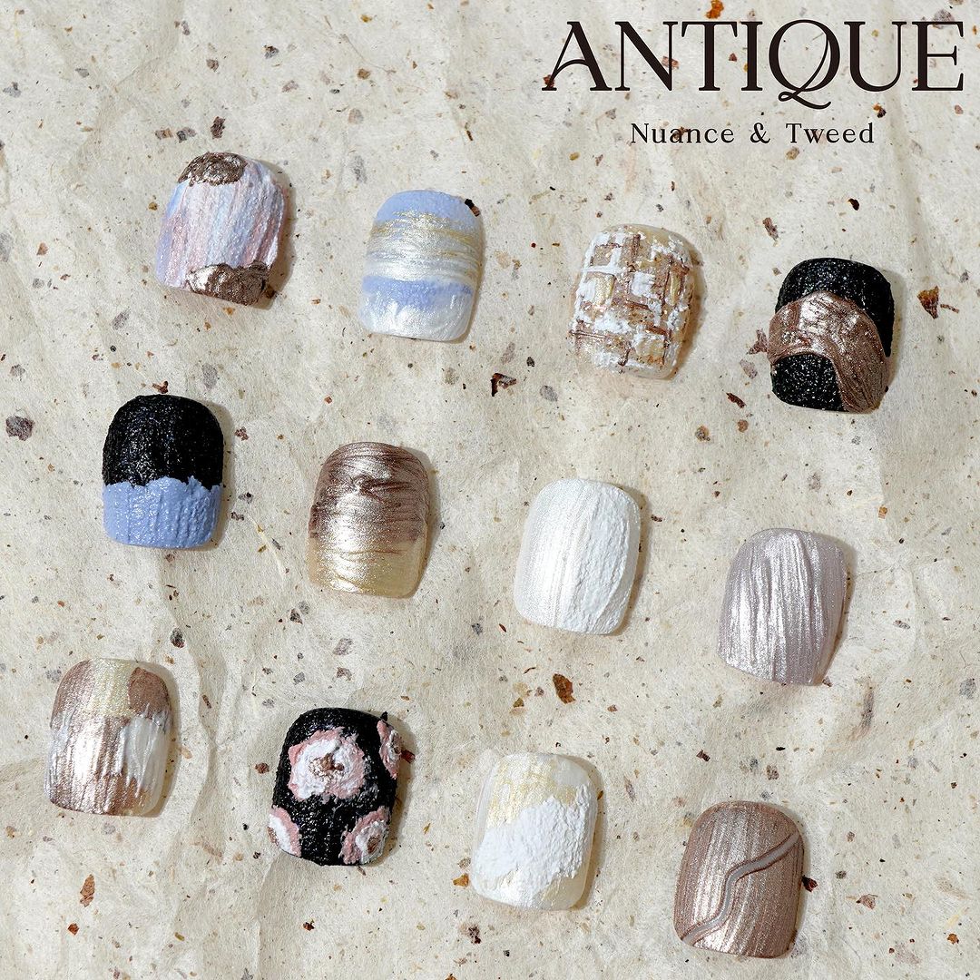 BLANC DE BLUE Antique Nuance & Tweed 8pc collection