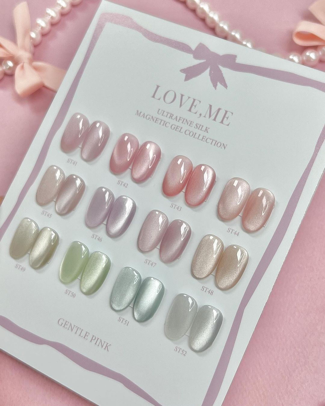 GENTLE PINK Love me - Ultra silk magnetic gel | individual/collection