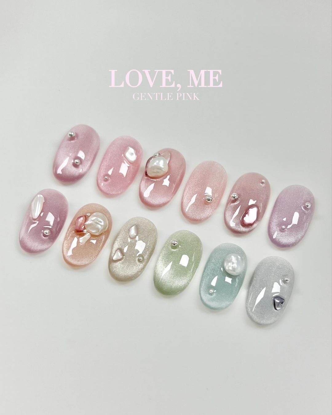 GENTLE PINK Love me - Ultra silk magnetic gel | individual/collection