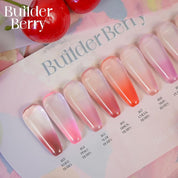BLANC DE BLUE Builder Berry | Non wipe Colour builder gel - individual/collection