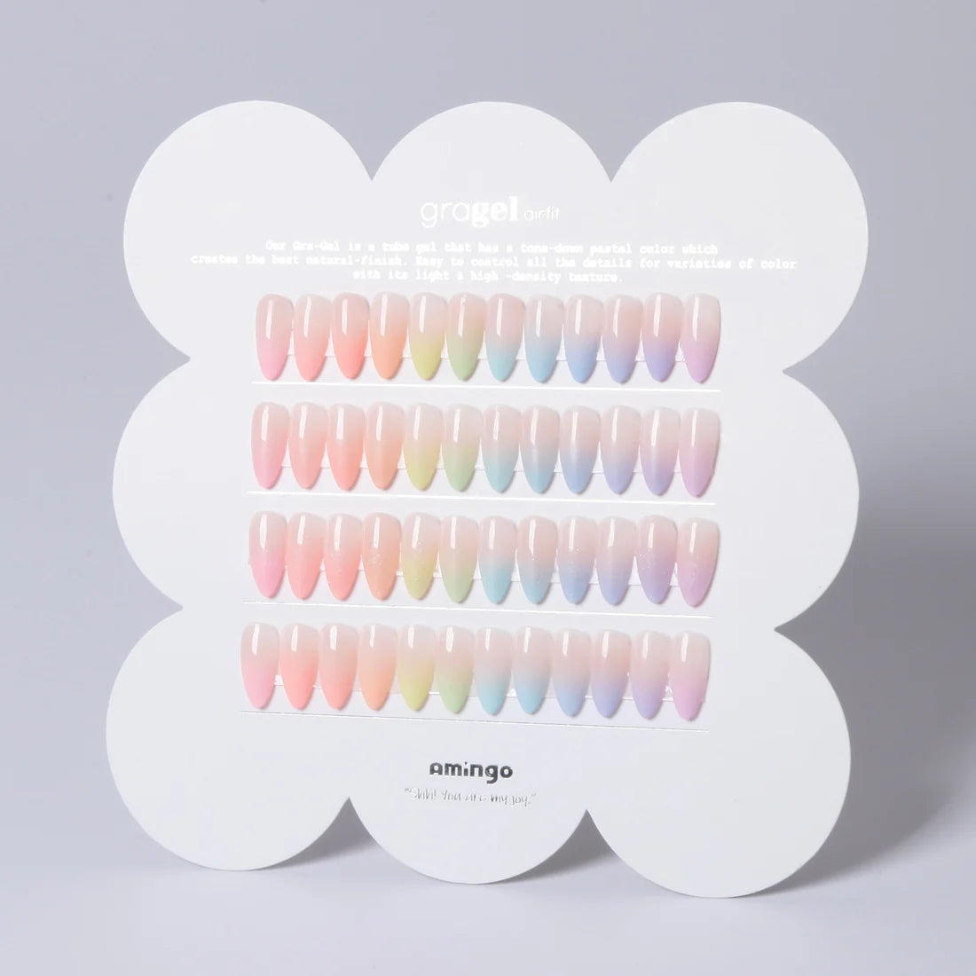AMINGO Airfit Gragel - Full 26pc set + Cradle, chart, palette & sponge