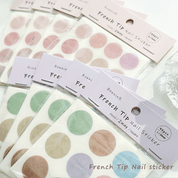 BONNIEBEE French nail sticker - Guide sticker for chrome french design
