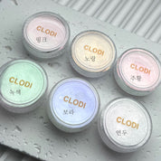 CLODI Pure rainbow mirror powder 6pc set