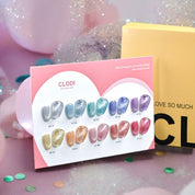 CLODI Love so much 10pc collection - reflective magnet gel