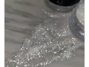 BONNIEBEE White silver pearl chiffon flake