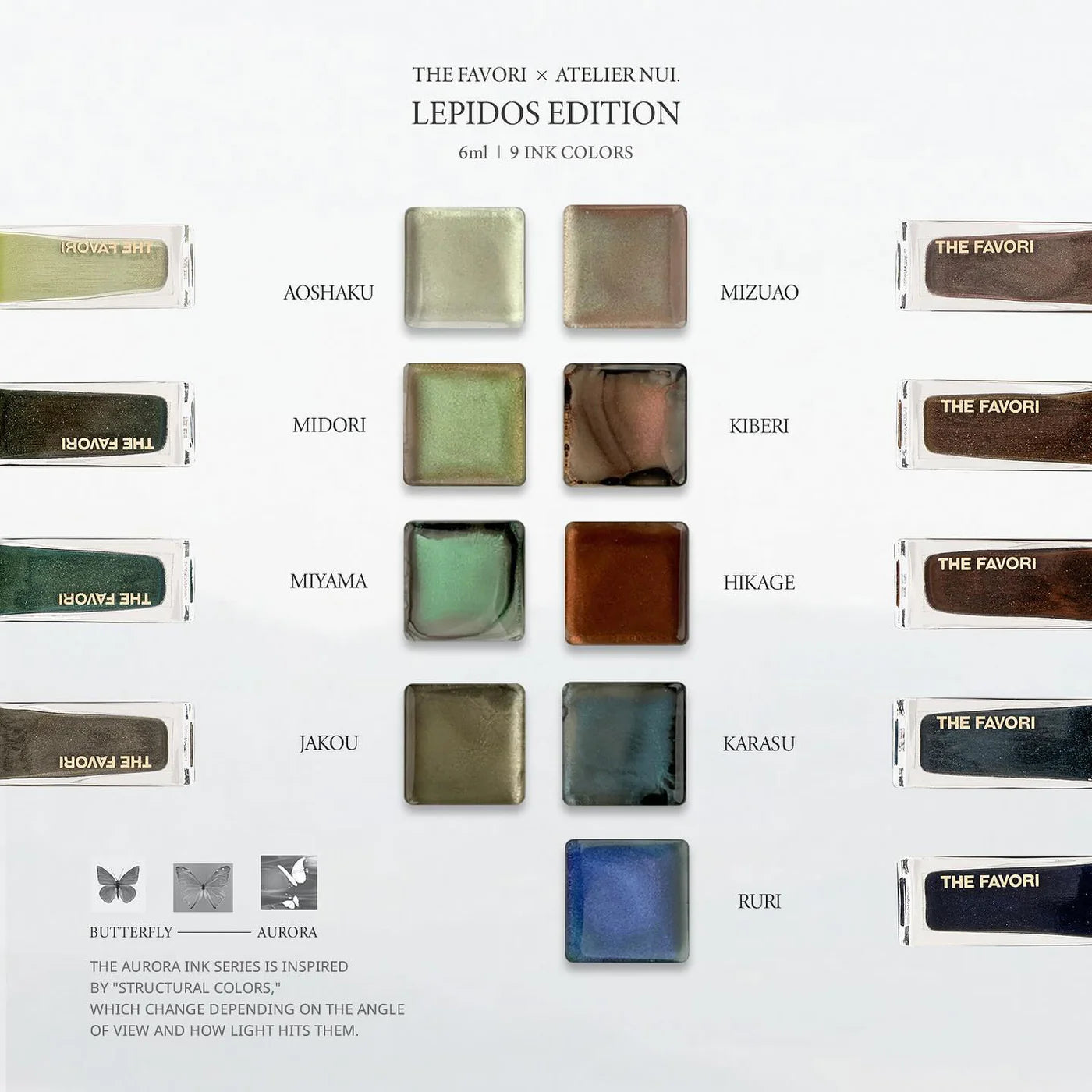 THE FAVORI × ATELIER NUI Lepidos edition
