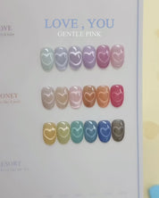 GENTLE PINK Love you - Ultra silk magnetic gel | individual/collection
