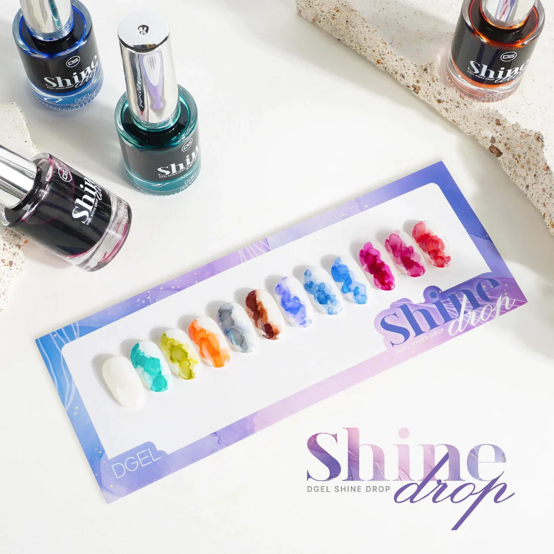 DGEL Shine drop 12pc ink tint collection + free gift