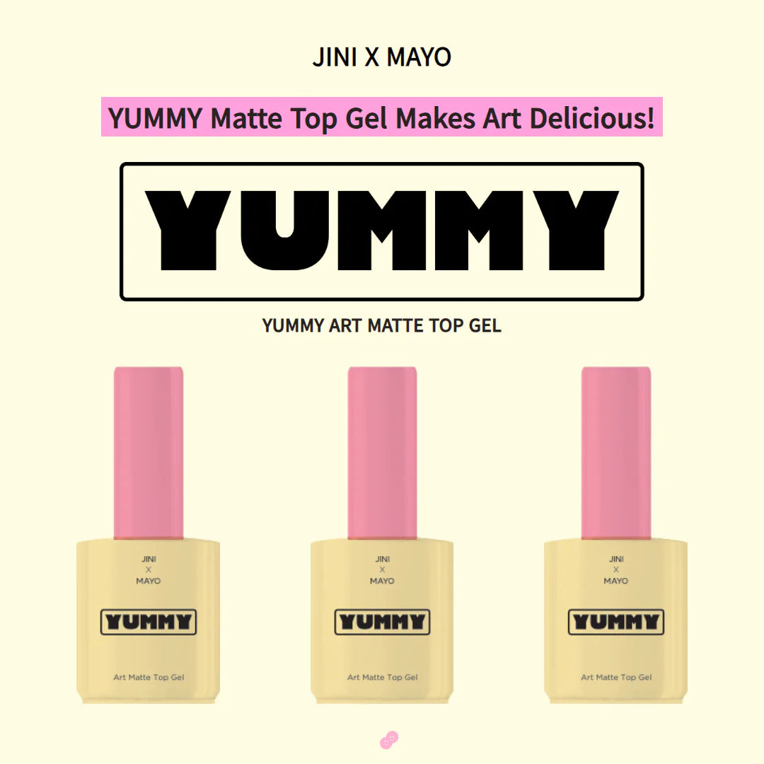 JINI X YOGO MAYO Yummy - Art matte top gel