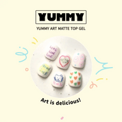 JINI X YOGO MAYO Yummy - Art matte top gel
