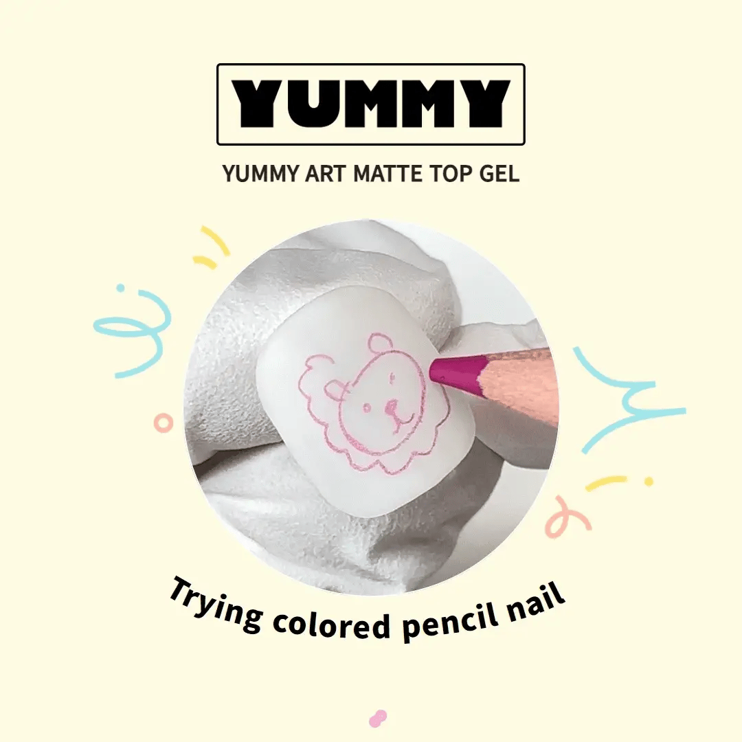 JINI X YOGO MAYO Yummy - Art matte top gel