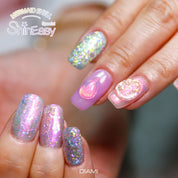 DIAMI Shine easy - MERMAID SHELL 4pc aurora glitter set