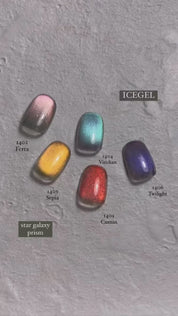 ICE GEL Star galaxy PRISM - 5pc magnetic gel collection