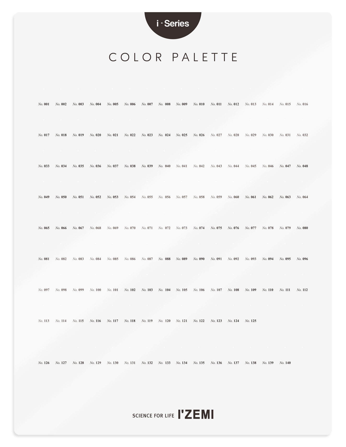 I-series acrylic swatch display (large)