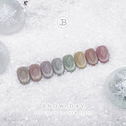 JIN.B Snow Day 8pc collection - Reflective magnet glitter