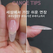 DIAMI canoe tip soft gel extension system