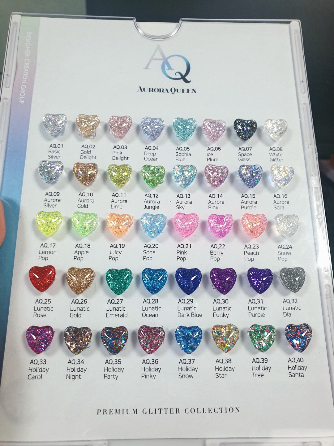 AURORA QUEEN glitter collection - individual/collection