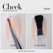 DGEL cheek gel - spreading water gel (easy ombre, marble) | blooming gel