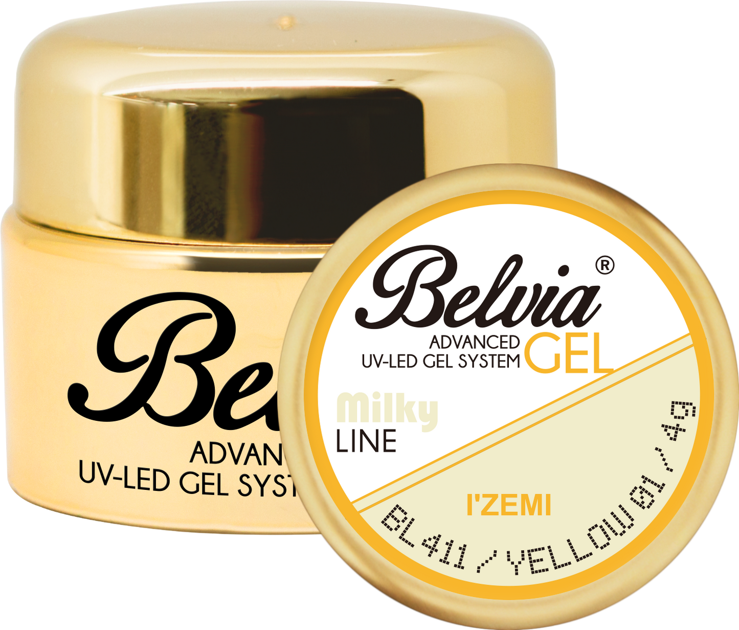 Belvia Milky Line gel - YELLOW