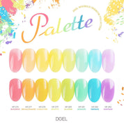 DGEL Palette 8pc collection (14 FREE) - glow in the dark