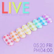 DGEL Palette 8pc collection (14 FREE) - glow in the dark