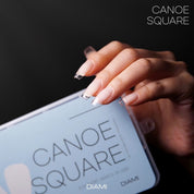 DIAMI Canoe tip soft gel extension system - SQUARE slim short