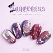 DGEL Sorceress 6pc Magnetic glitter gel collection