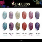 DGEL Sorceress 6pc Magnetic glitter gel collection