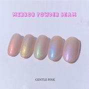 GENTLE PINK Mirror powder beam - aurora gel