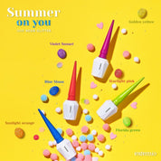 ESTEMIO Summer on you 6pc neon glitter collection