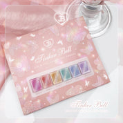 JIN.B Tinker Bell 6pc collection - Hologram glitter magnet gel