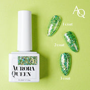 AURORA QUEEN 40 glitter gels - AQ1-AQ40 individual