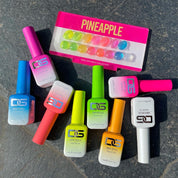 DGEL Pineapple 8pc collection (7 neon syrup + 1 glitter)