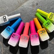 DGEL Pineapple 8pc collection (7 neon syrup + 1 glitter)