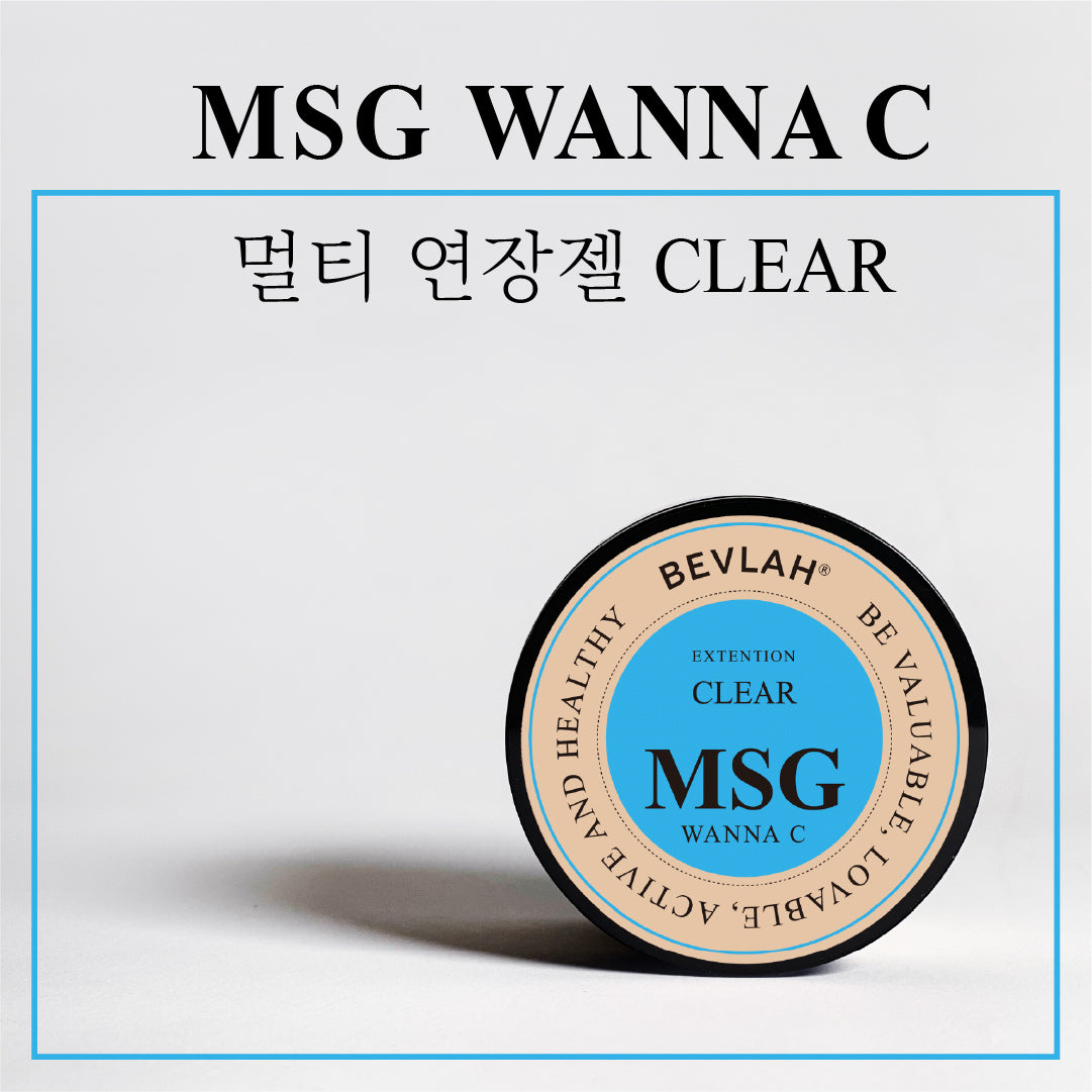 BEVLAH MSG Multi extension / builder gel - Clear (HEMA FREE)