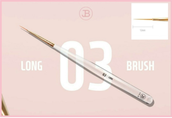 JIN.B ivy brush set 7 brushes + brush case PINK