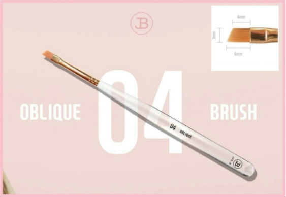 JIN.B ivy brush set 7 brushes + brush case PINK