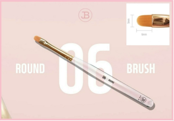 JIN.B ivy brush set 7 brushes + brush case PINK