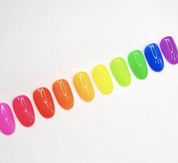 JIN.B Neinbow 10pc collection GLOW IN THE DARK