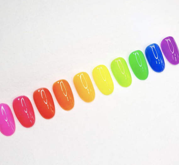 JIN.B Neinbow 10pc collection GLOW IN THE DARK