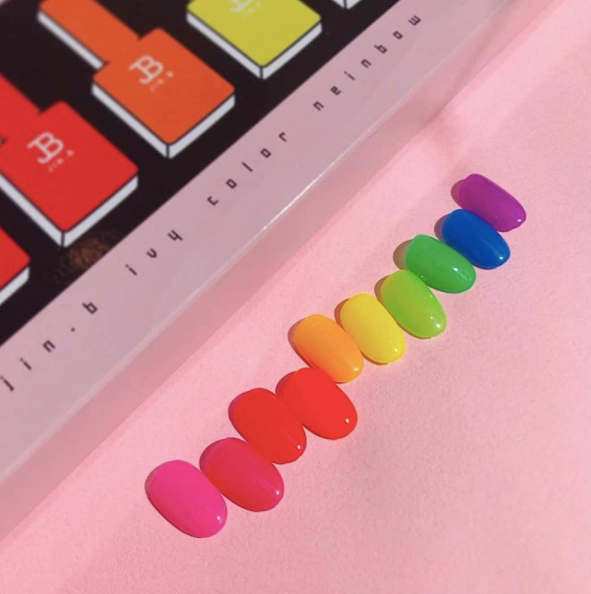 JIN.B Neinbow 10pc collection GLOW IN THE DARK