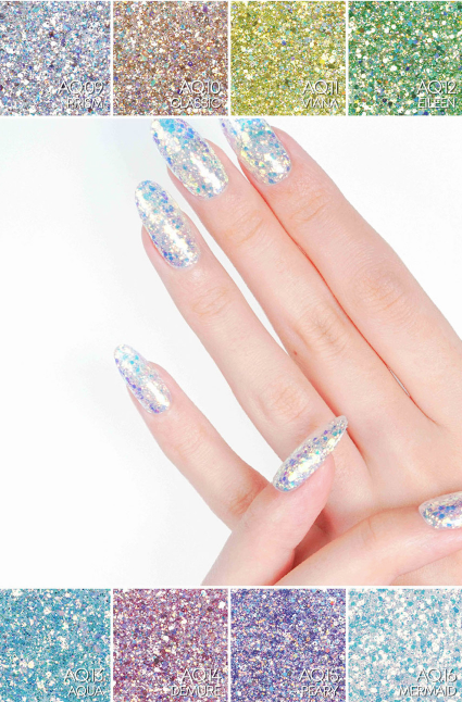 AURORA QUEEN glitter collection - individual/collection