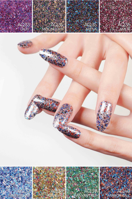 AURORA QUEEN glitter collection - individual/collection
