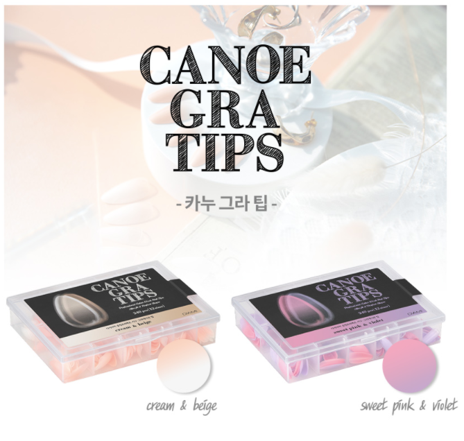 CANOE Gra tips (Feel so good optional) pre-ombre soft gel extensions