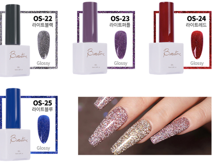IVIT KOREA lightening 10pc collection - reflective glitter