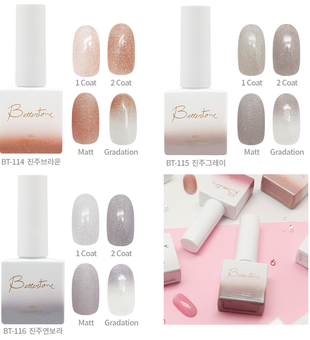 IVIT Nude pearl skin 7pc collection - pearl glitter syrup gel