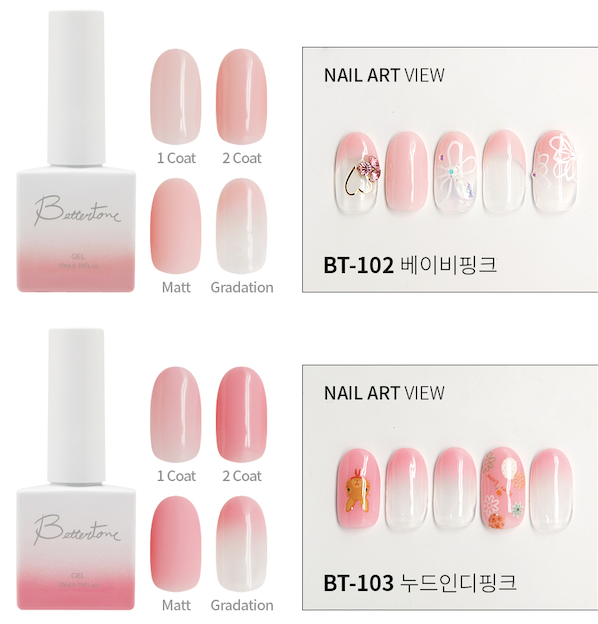 IVIT KOREA Nude skin 7pc collection - syrup gel
