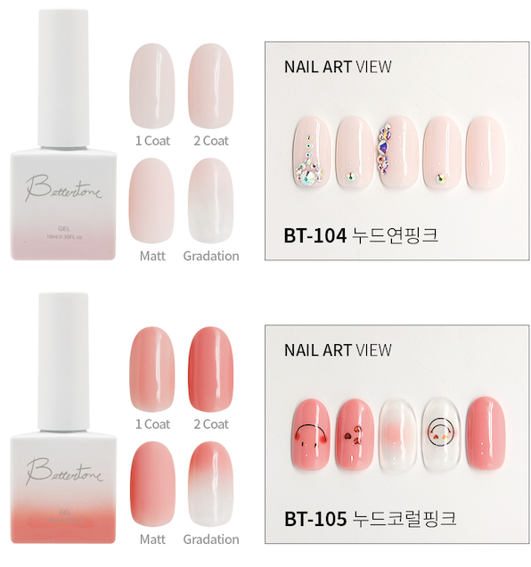 IVIT KOREA Nude skin 7pc collection - syrup gel