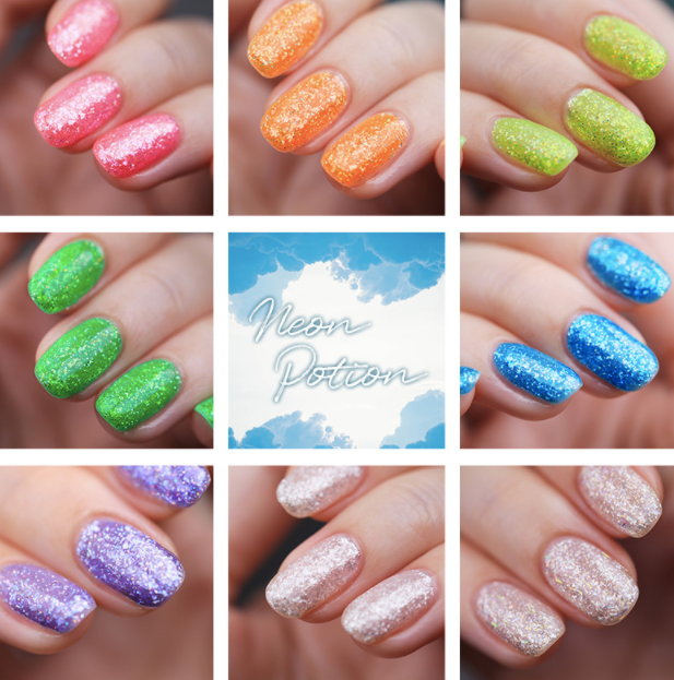 FIRST STREET Neon potion glitter individual/collection