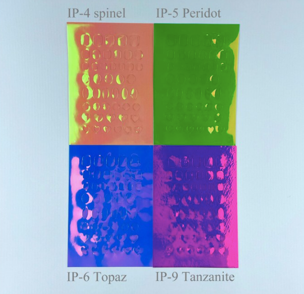 ICE GEL Ice patch Pre-cut aurora nail film - 9 colours!